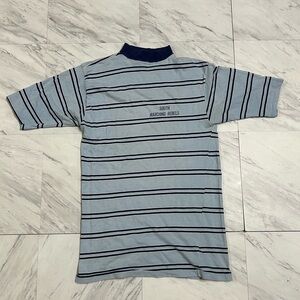 True vintage Velva Sheen Striped Blue Short Sleeve Tee